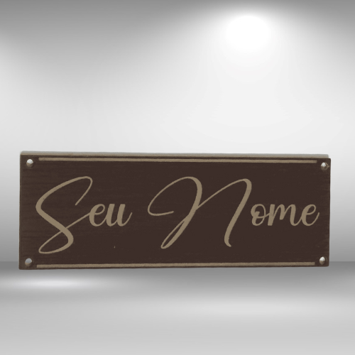 Personalize com seu nome