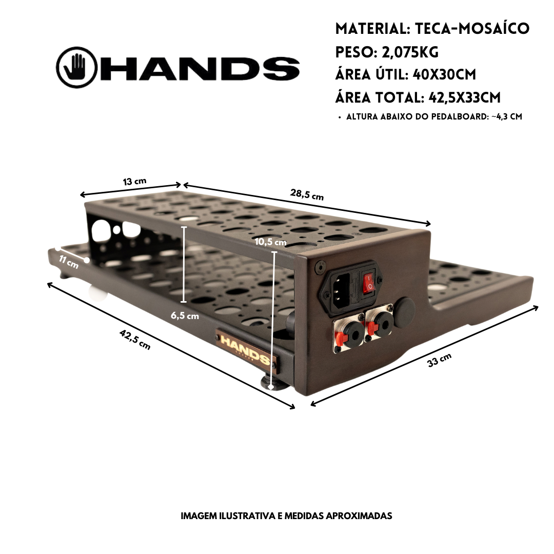 Pedalboard Vertex 40x30
