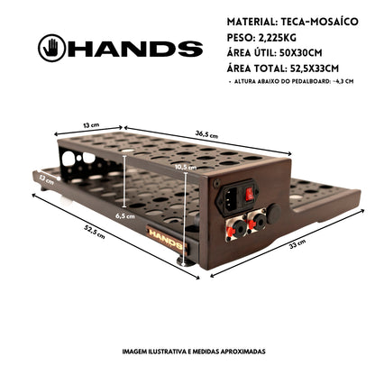 Pedalboard Vertex 50x30