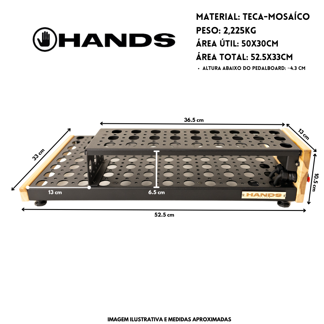 Pedalboard Vertex 50x30