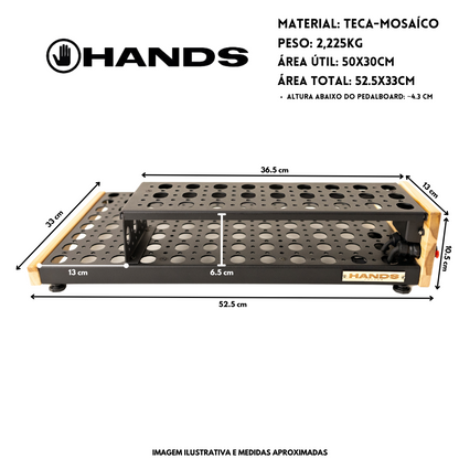 Pedalboard Vertex 50x30
